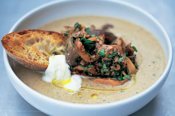 The real mushroom soup by Jamie Oliver